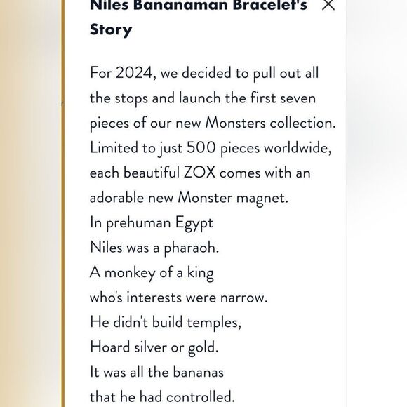 ZOX "Niles Bananaman" #301 MONSTER WEEK Vintage Halloween MAGNET & Wristband - Picture 6 of 9